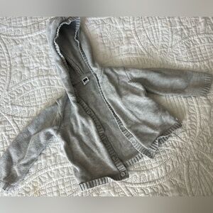 Janie and Jack Light Gray Kids Hoodie